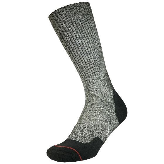 1000 Mile Fusion Repreve Double Layer Promenadstrumpor - Charcoal Marl/Svart
