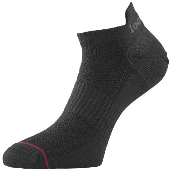1000 Mile Ultimate Tactel Trainer Fodrad Strumpa - Svart