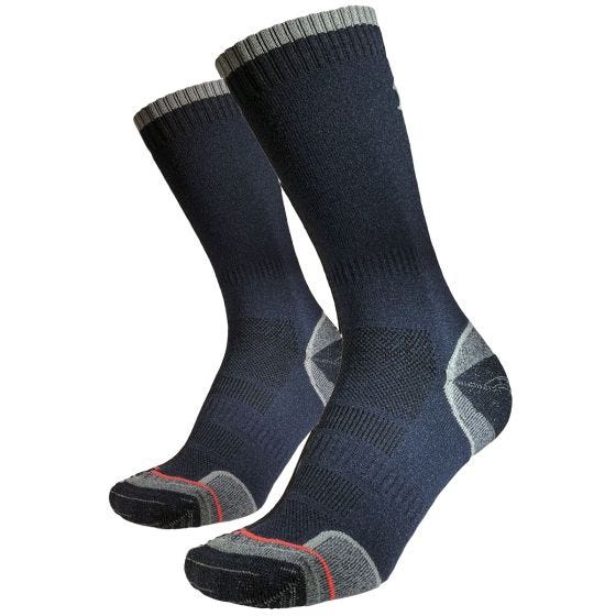 1000 Mile Walk Repreve Single Layer Strumpor 2 pack - Navy/Träkol