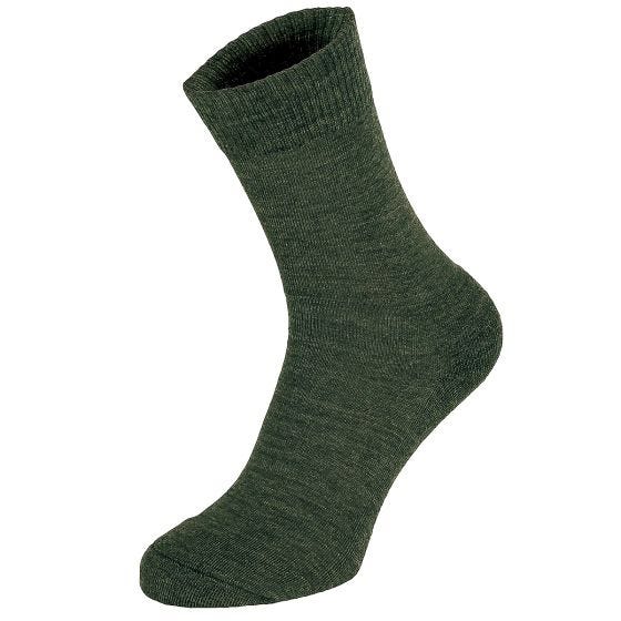 MFH Merino Strumpor - Oliv