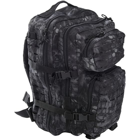 Mil-Tec US Stor Attackpack Laserskuren - Mandra Night