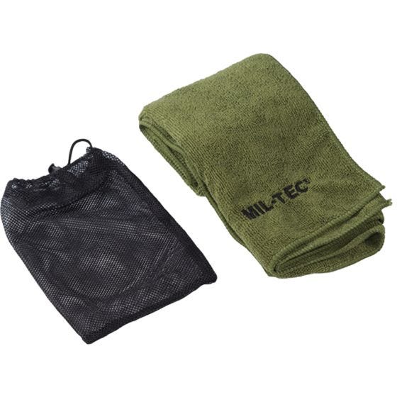 Mil-Tec Microfiber Handduk 80 x 40 cm - Oliv