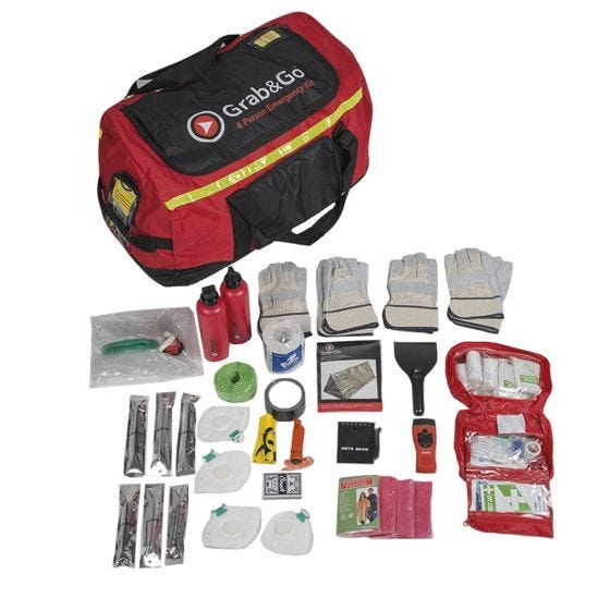 Grab & Go Emergency Kit 4 People