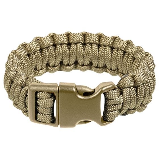 Mil-Tec Handledsband 22 mm Fallskärmslina - Coyote
