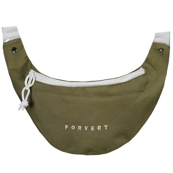 Forvert Leon Magväska - Mörk Olivfärgad