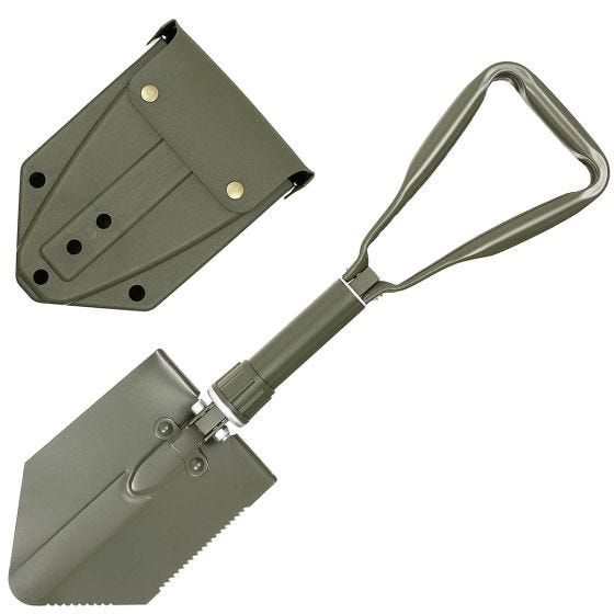 MFH Hopfällbar Skyffel Tyska Armén - Oliv