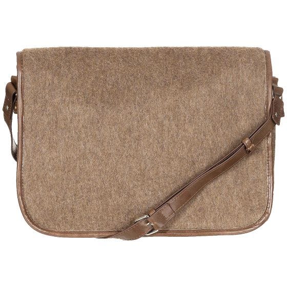 Pure Trash Swiss Faux Leather Straps Axelväska - Brun