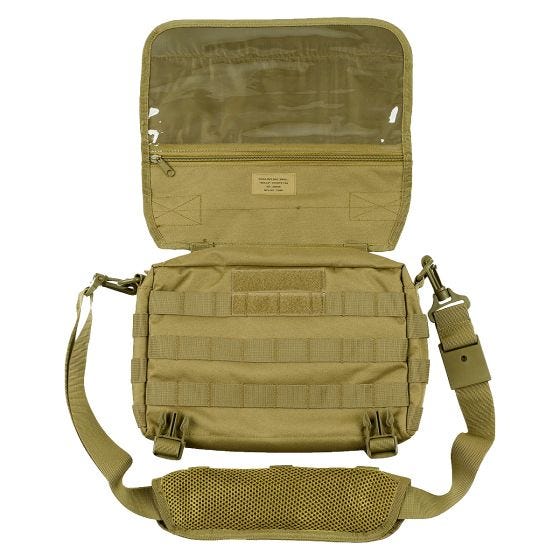 MFH MOLLE Padded Straps Axelväska - Coyote Tan