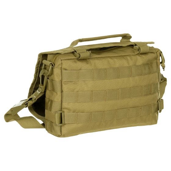 MFH MOLLE Padded Straps Axelväska - Coyote Tan