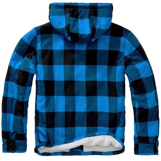 Brandit Lumber Hooded Jacka - Svart/Blå
