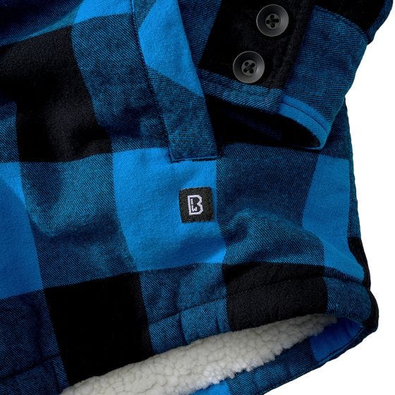 Brandit Lumber Hooded Jacka - Svart/Blå