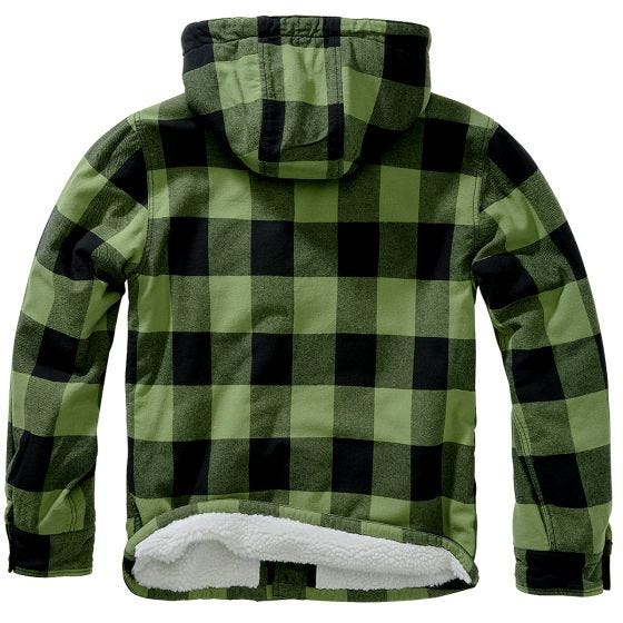 Brandit Lumber Hooded Jacka - Svart/Oliv