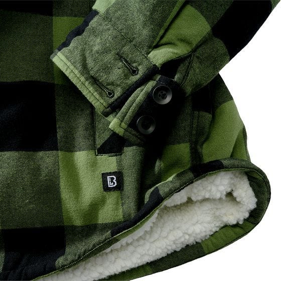 Brandit Lumber Hooded Jacka - Svart/Oliv