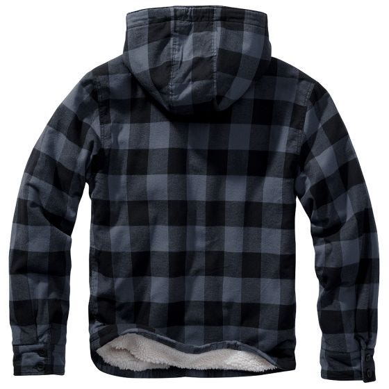 Brandit Lumber Hooded Jacka - Svart/Grå