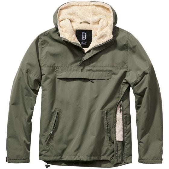 Brandit Sherpa Vindtygsjacka - Oliv