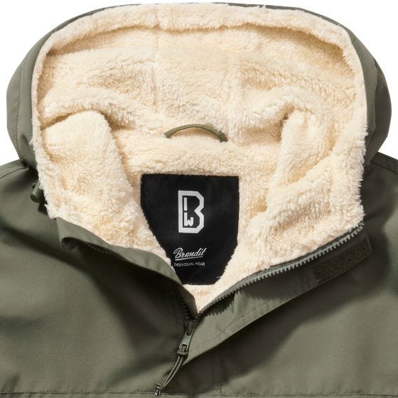 Brandit Sherpa Vindtygsjacka - Oliv