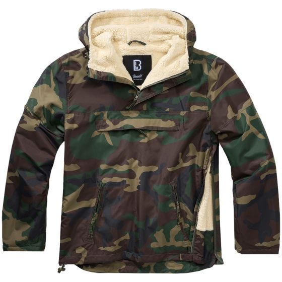 Brandit Sherpa Vindtygsjacka - Woodland