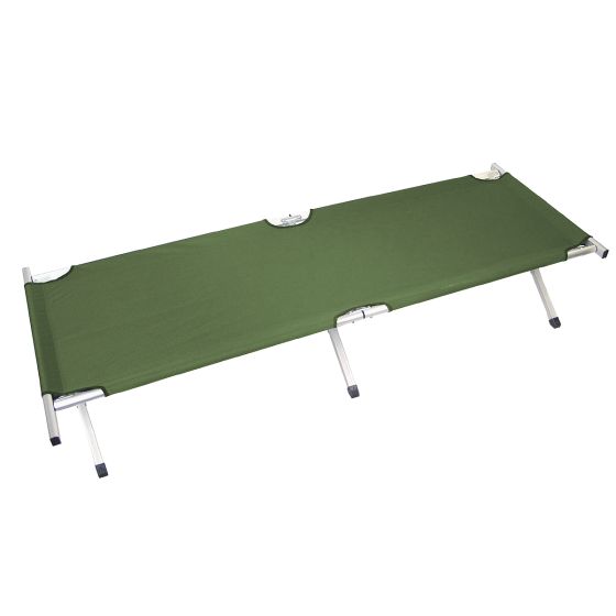 MFH US Aluminium Extra Long Fältsäng - Oliv