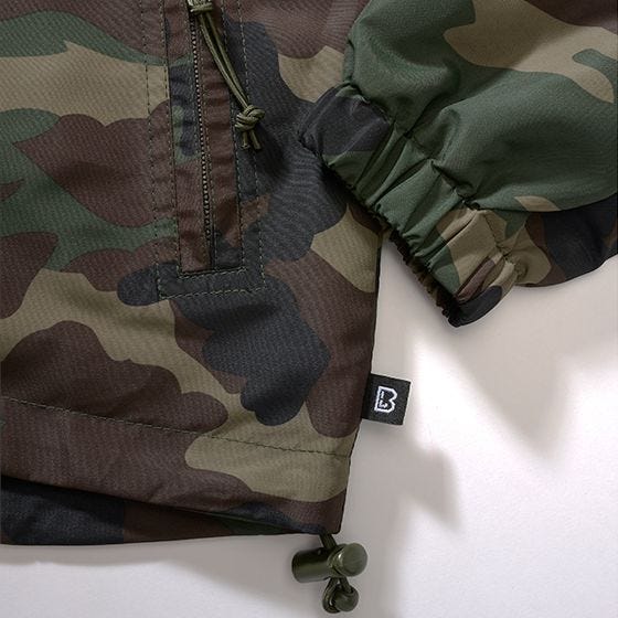 Brandit Kvinnor Vindtygsjacka sommar - Woodland Camo