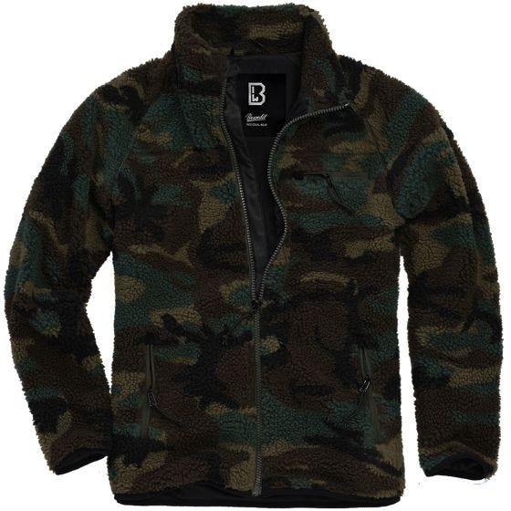 Brandit Teddyfleece Jacka - Woodland