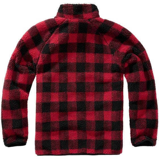 Brandit Teddyfleece Troyer Jacka - Röd/Svart