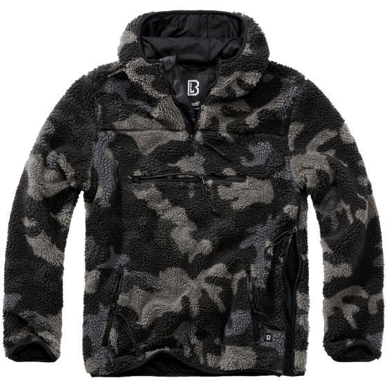 Brandit Teddyfleece Worker Tröja - Dark Camo