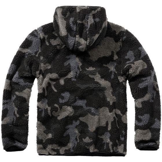Brandit Teddyfleece Worker Tröja - Dark Camo