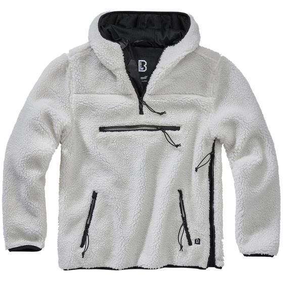 Brandit Teddyfleece Worker Tröja - Vit