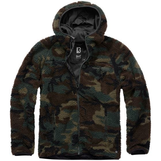 Brandit Teddyfleece Worker Jacka - Woodland