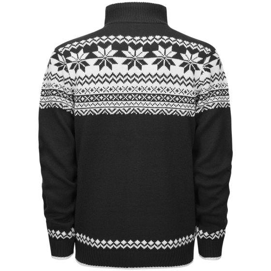 Brandit Cardigan Norweger Tröja - Svart