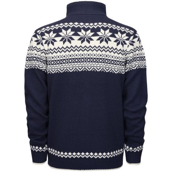 Brandit Cardigan Norweger Tröja - Navy
