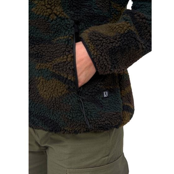 Brandit Teddyfleece Damer Jacka - Woodland