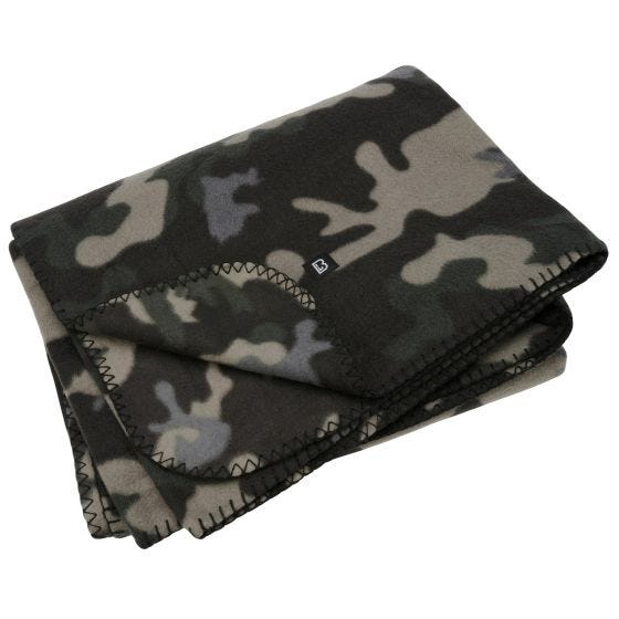 Brandit Fleece Blanket Dark Camo