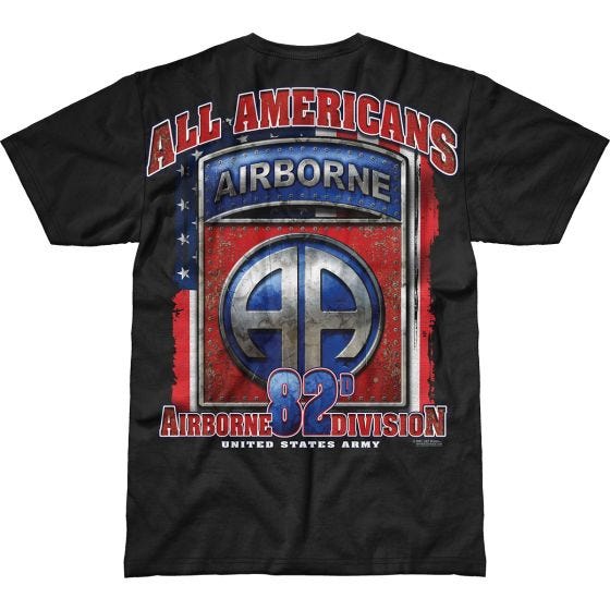 7.62 Design Army 82nd Airborne All Americans Battlespace T-shirt Svart