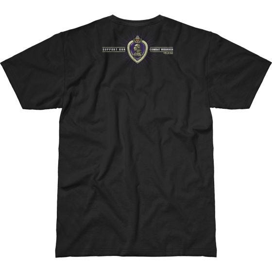 7.62 Design Combat Wounded Purple Heart Battlespace T-shirt Svart