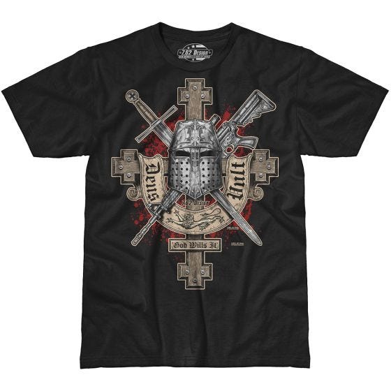 7.62 Design Deus Vult T-shirt Svart