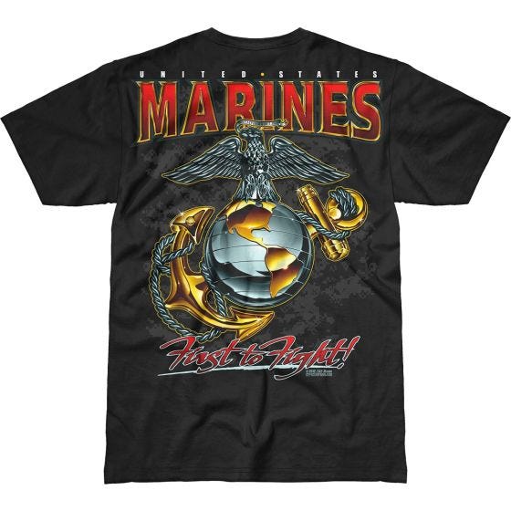 7.62 Design USMC Eagle, Globe & Anchor Battlespace T-shirt Svart