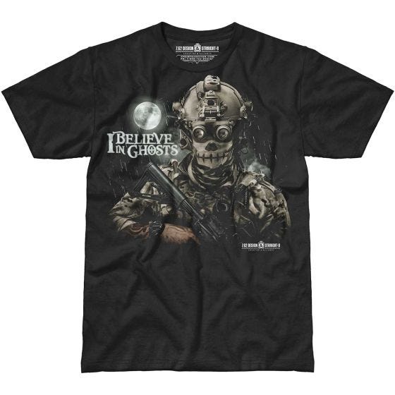 7.62 Design I Believe In Ghosts T-shirt Svart