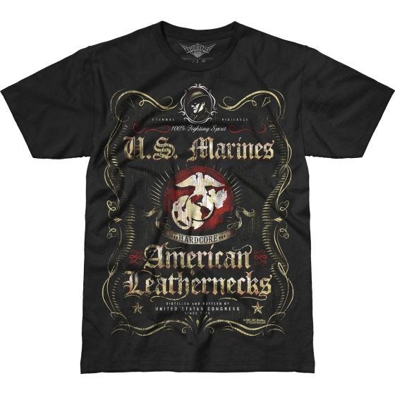 7.62 Design USMC Fighting Spirit Battlespace T-shirt Svart