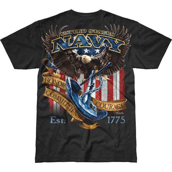 7.62 Design USN Fighting Eagle Battlespace T-shirt Svart