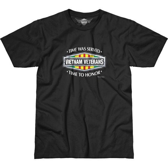 7.62 Design Vietnam Veterans Time Served Battlespace T-shirt Svart