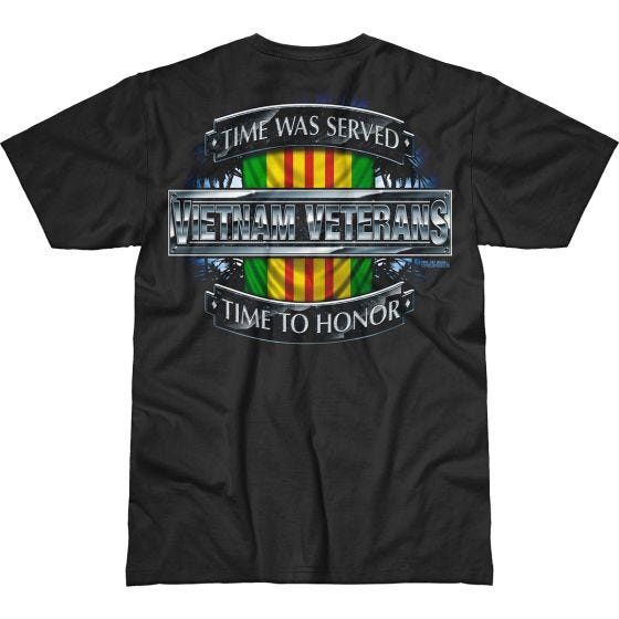 7.62 Design Vietnam Veterans Time Served Battlespace T-shirt Svart