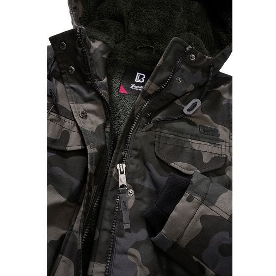 Brandit Kvinnor Marsh Lake Parka - Dark Camo