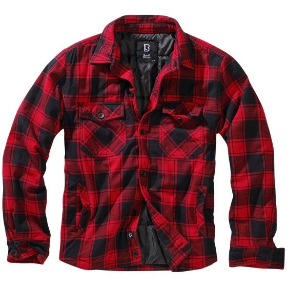 Brandit Lumber Jacka - Röd/Svart