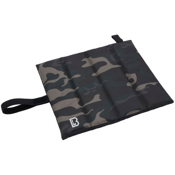 Brandit Hopfällbar sittkudde - Dark Camo