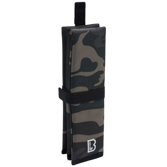 Brandit Hopfällbar sittkudde - Dark Camo