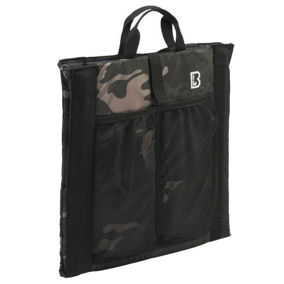 Brandit Hopfällbar sittkudde - Dark Camo