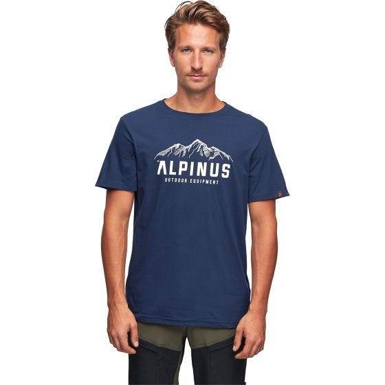 Alpinus Mountains Active Herr T-shirt - Blå