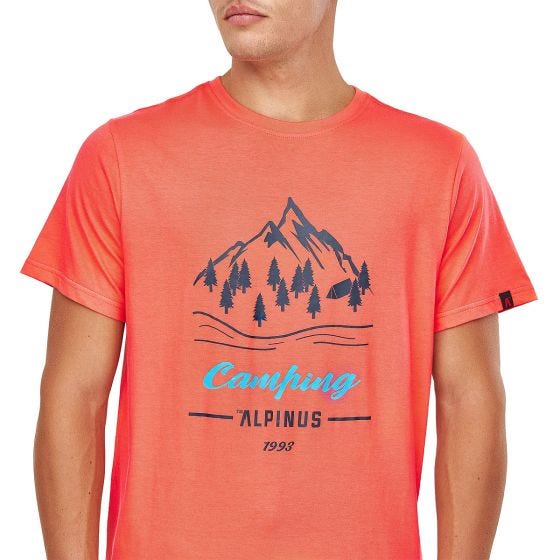 Alpinus Active Herr Polaris T-shirt - Rosa