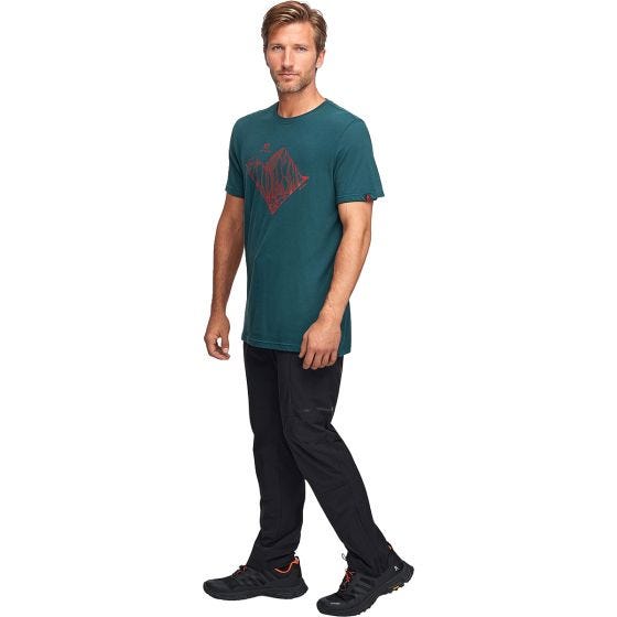 Alpinus Tactical Skilbrum T-shirt - Grön